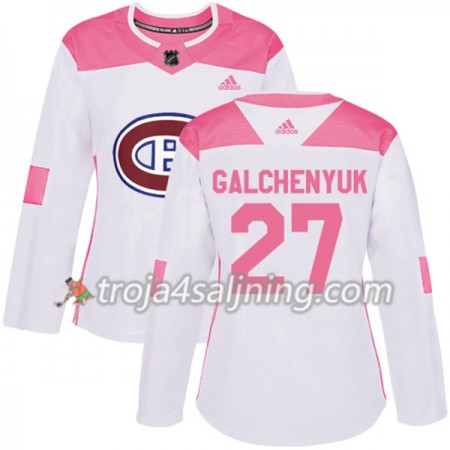 Montreal Canadiens tröja Alex Galchenyuk 27 Vit 2017-2018 Adidas Rosa Fashion Authentic - Dame NHL Tröjor Montreal Canadiens tröja Alex Galchenyuk 27 Vit 2017-2018 Adidas Rosa Fashion Authentic - Dame NHL Tröjor